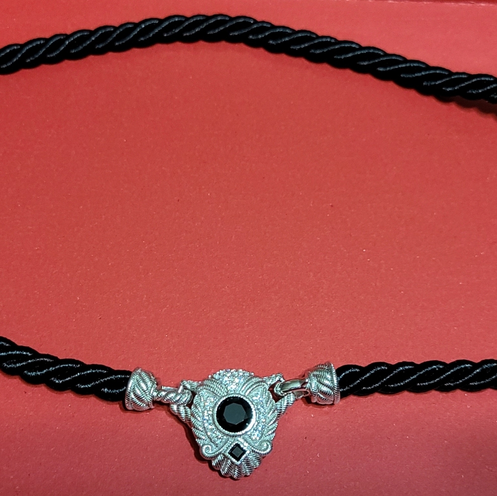 Judith Ripka rope necklace.
